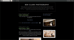 Desktop Screenshot of benclarkphotography.blogspot.com