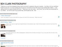 Tablet Screenshot of benclarkphotography.blogspot.com
