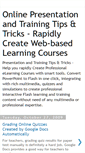 Mobile Screenshot of e-learning-tips.blogspot.com