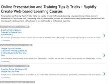 Tablet Screenshot of e-learning-tips.blogspot.com