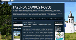 Desktop Screenshot of fazendacamposnovos.blogspot.com
