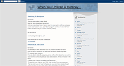 Desktop Screenshot of hersheyunwrapped.blogspot.com