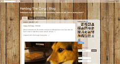 Desktop Screenshot of herdingthecorgi.blogspot.com