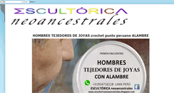 Desktop Screenshot of escultoricaneoancestrales.blogspot.com