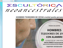 Tablet Screenshot of escultoricaneoancestrales.blogspot.com