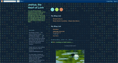 Desktop Screenshot of jeshuatheheartoflove.blogspot.com