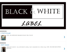 Tablet Screenshot of blackandwhitelabel.blogspot.com