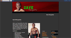 Desktop Screenshot of davepacquette.blogspot.com