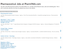 Tablet Screenshot of pharmaceuticaljobs.blogspot.com