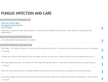 Tablet Screenshot of fungusinfectionandcare.blogspot.com
