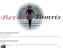 Tablet Screenshot of bettytomris.blogspot.com