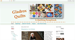 Desktop Screenshot of gladroxquilts.blogspot.com