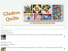 Tablet Screenshot of gladroxquilts.blogspot.com