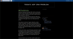 Desktop Screenshot of myadpcrmproblem.blogspot.com