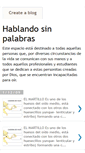 Mobile Screenshot of hablandosinpalabras-vale.blogspot.com