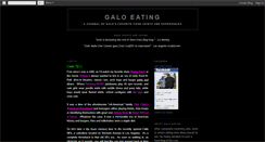 Desktop Screenshot of galoeating.blogspot.com