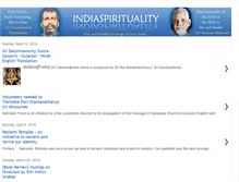 Tablet Screenshot of indiaspirituality.blogspot.com