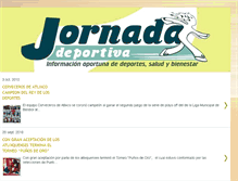 Tablet Screenshot of jornadadeportivaatlixco.blogspot.com