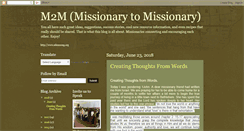 Desktop Screenshot of m2m-missions.blogspot.com