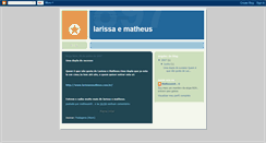 Desktop Screenshot of larissaematheus.blogspot.com