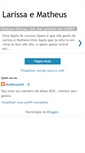 Mobile Screenshot of larissaematheus.blogspot.com