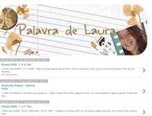 Tablet Screenshot of palavradelaura.blogspot.com