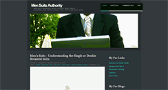 Desktop Screenshot of men-suits-authority.blogspot.com