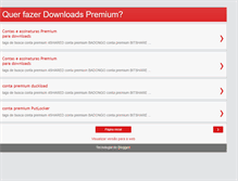 Tablet Screenshot of contas-premium.blogspot.com