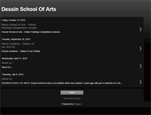 Tablet Screenshot of dessinschoolofarts.blogspot.com