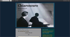 Desktop Screenshot of chiaroscuroandmore.blogspot.com