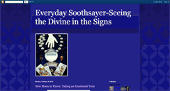 Desktop Screenshot of everydaysoothsayer.blogspot.com