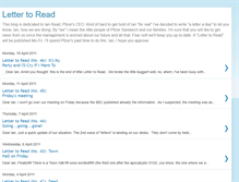 Tablet Screenshot of lettertoread.blogspot.com