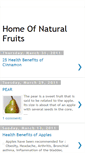 Mobile Screenshot of homeofnaturalfruits.blogspot.com