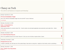 Tablet Screenshot of clancy-on-tech.blogspot.com