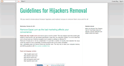 Desktop Screenshot of hijackers-removal.blogspot.com