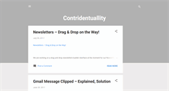 Desktop Screenshot of contridentuallity.blogspot.com