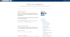 Desktop Screenshot of fansofamerica.blogspot.com