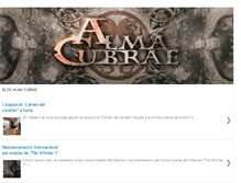 Tablet Screenshot of almacubrae.blogspot.com