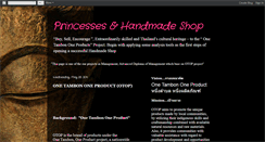 Desktop Screenshot of princesseshandmadeshop.blogspot.com