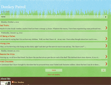 Tablet Screenshot of donkey-patrol.blogspot.com