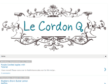 Tablet Screenshot of lecordonq.blogspot.com