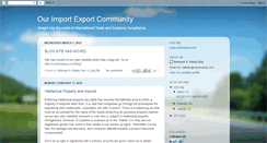 Desktop Screenshot of importexportcommunity.blogspot.com