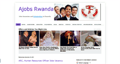 Desktop Screenshot of ajobsrwanda.blogspot.com
