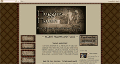 Desktop Screenshot of hugginshavenaccentpillows.blogspot.com