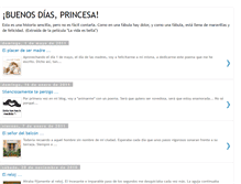 Tablet Screenshot of buenos-dias-princesa.blogspot.com