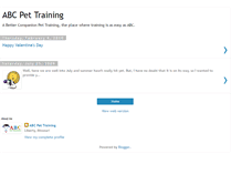 Tablet Screenshot of abcpettraining.blogspot.com