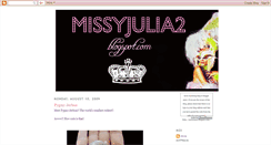 Desktop Screenshot of missyjulia2.blogspot.com