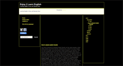 Desktop Screenshot of enjoy2learn-english.blogspot.com