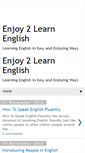 Mobile Screenshot of enjoy2learn-english.blogspot.com