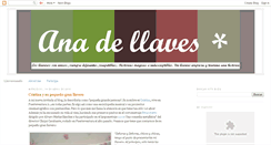 Desktop Screenshot of ana-de-llaves.blogspot.com